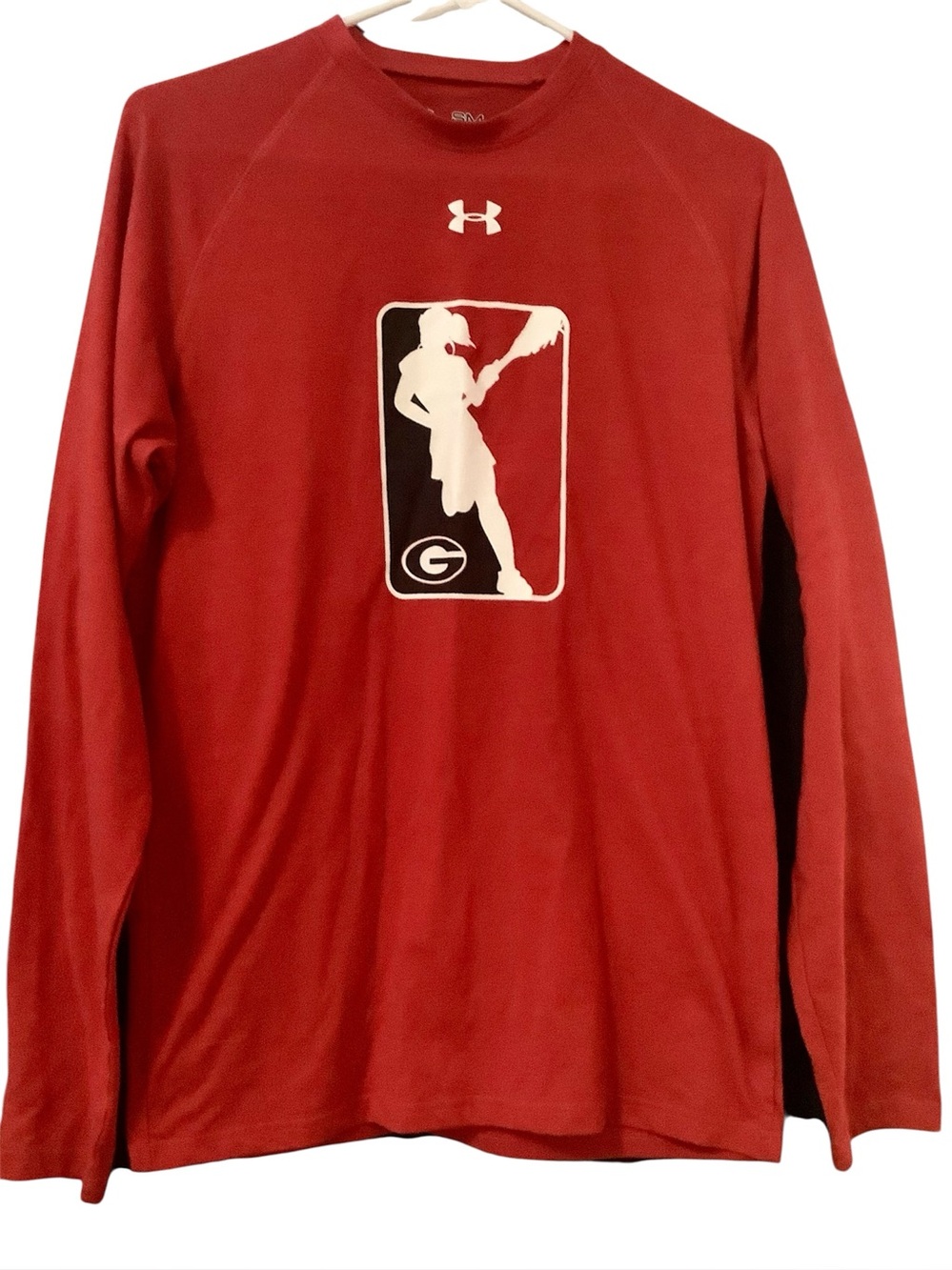 Under Armour Red Long-Sleeve Performance Shirt - Georgia Graphic